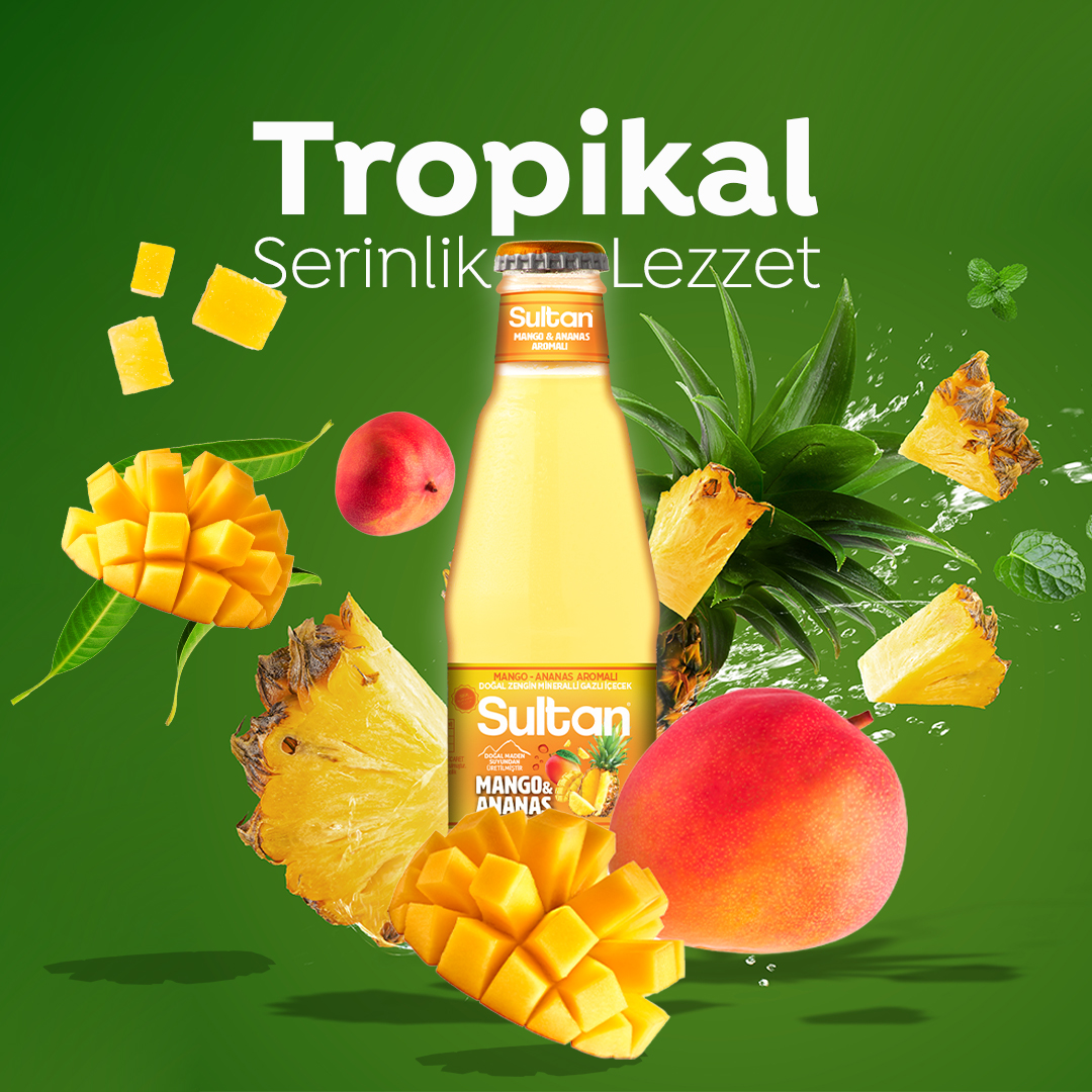 SULTAN MANGO ANANAS SODA 24 LÜ